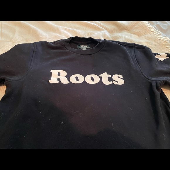 Black roots sweater crew neck size:XS - Picture 4 of 4
